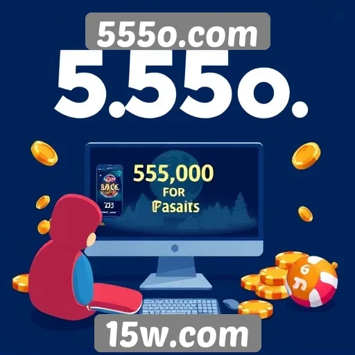 Usabilidade do site 555o.com para jogadores